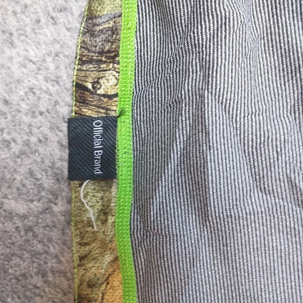 Monster Camo Mens 2XL Performance T-Shirt Real Tree Camouflage Neon Green Mesh